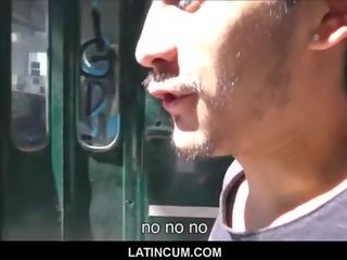 Joven rompió latino guaperas tiene sucio película con extraño