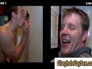 Member sucking gloryhole gay